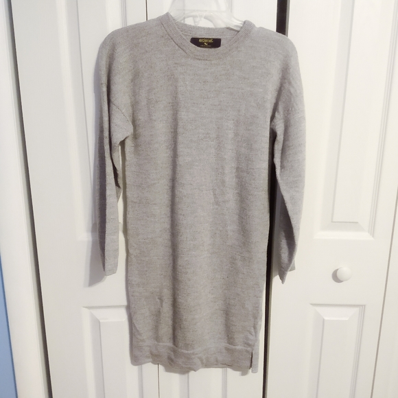 Erdenet Cashmere Gray Sweater Dress Made in Mongolia Size XS - Picture 1 of 6